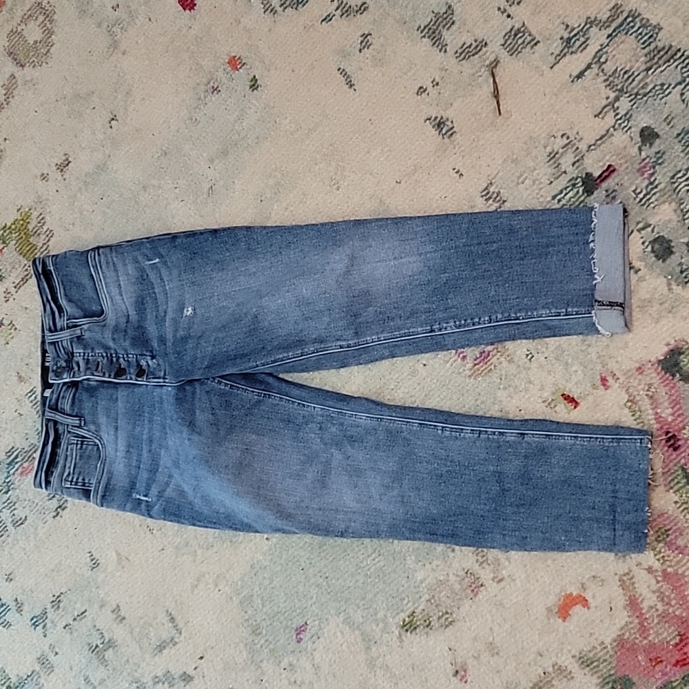Kut from the Kloth denim button front 2 Rachael mom jean